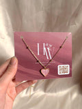 Pink Heart Necklace