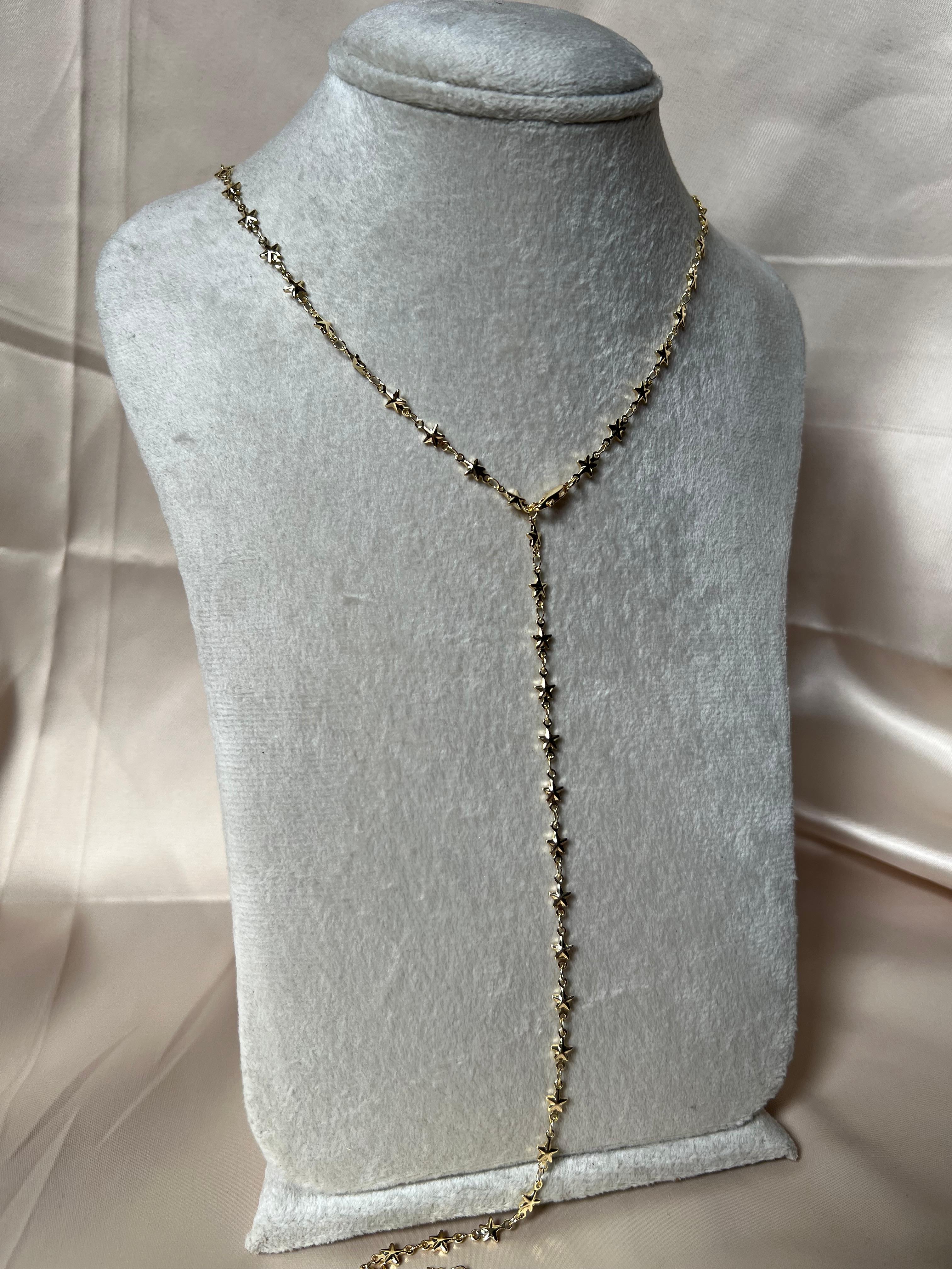 Stars Drop Necklace