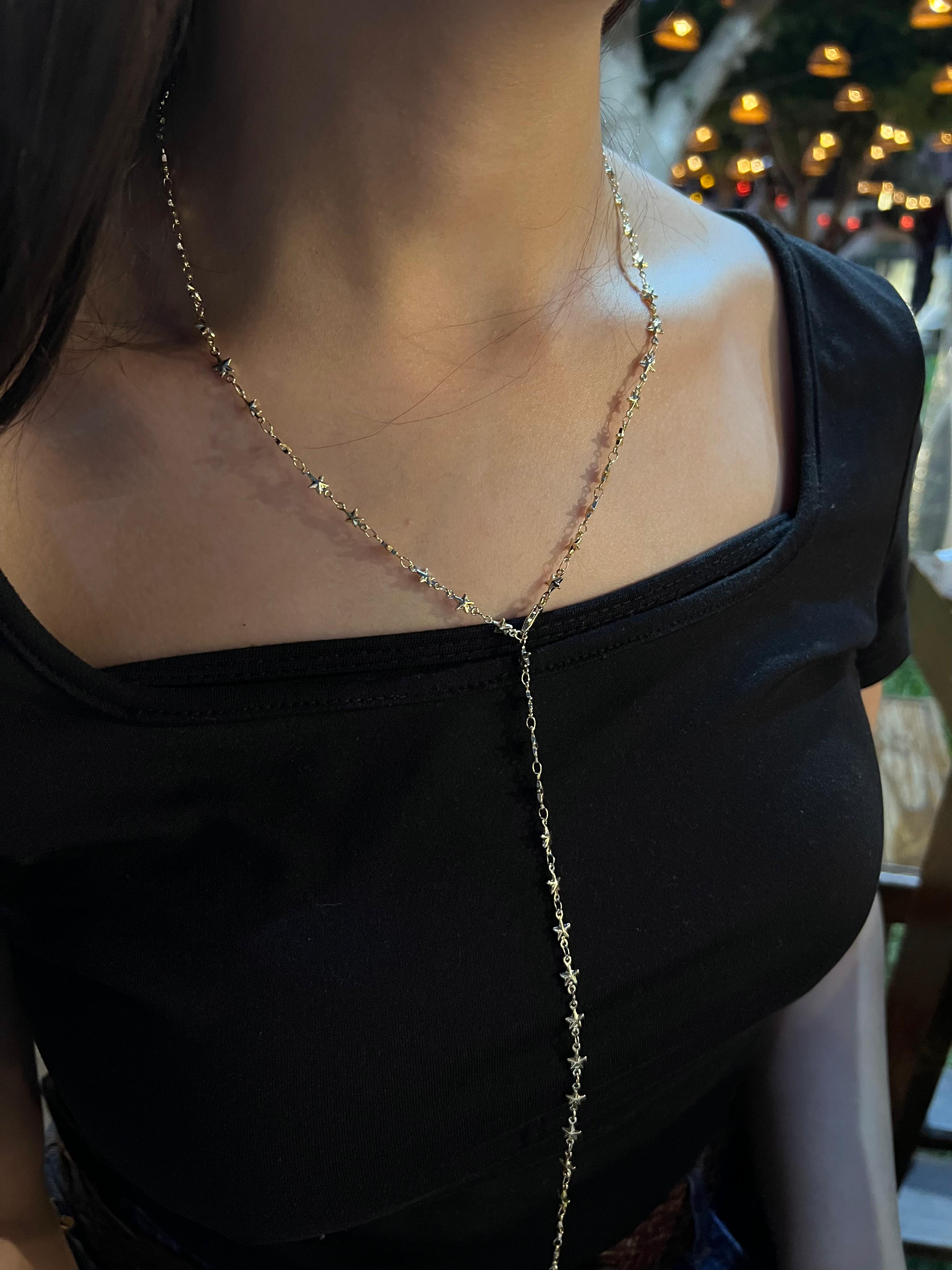 Stars Drop Necklace