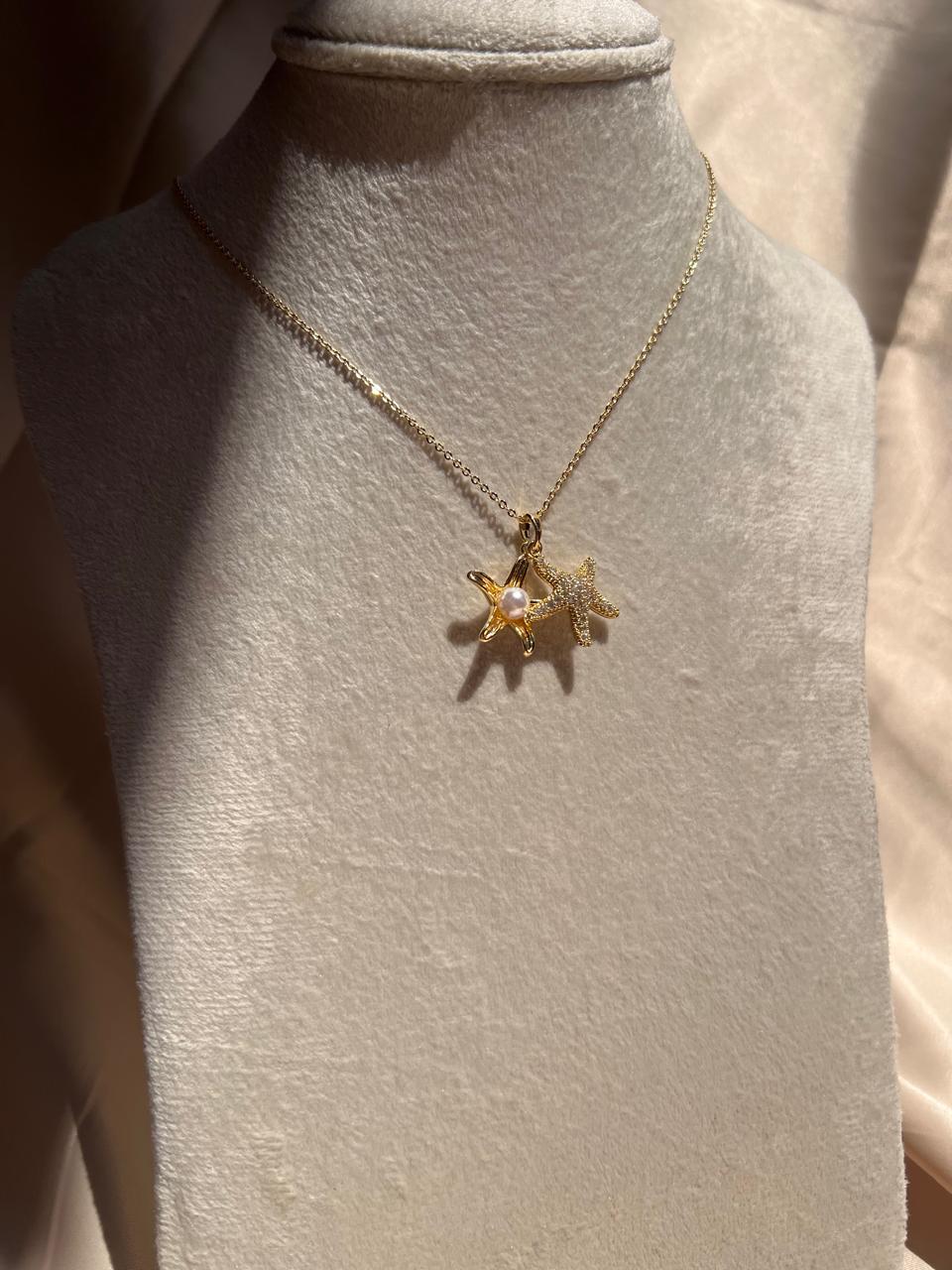 Pearl Starfish Necklace