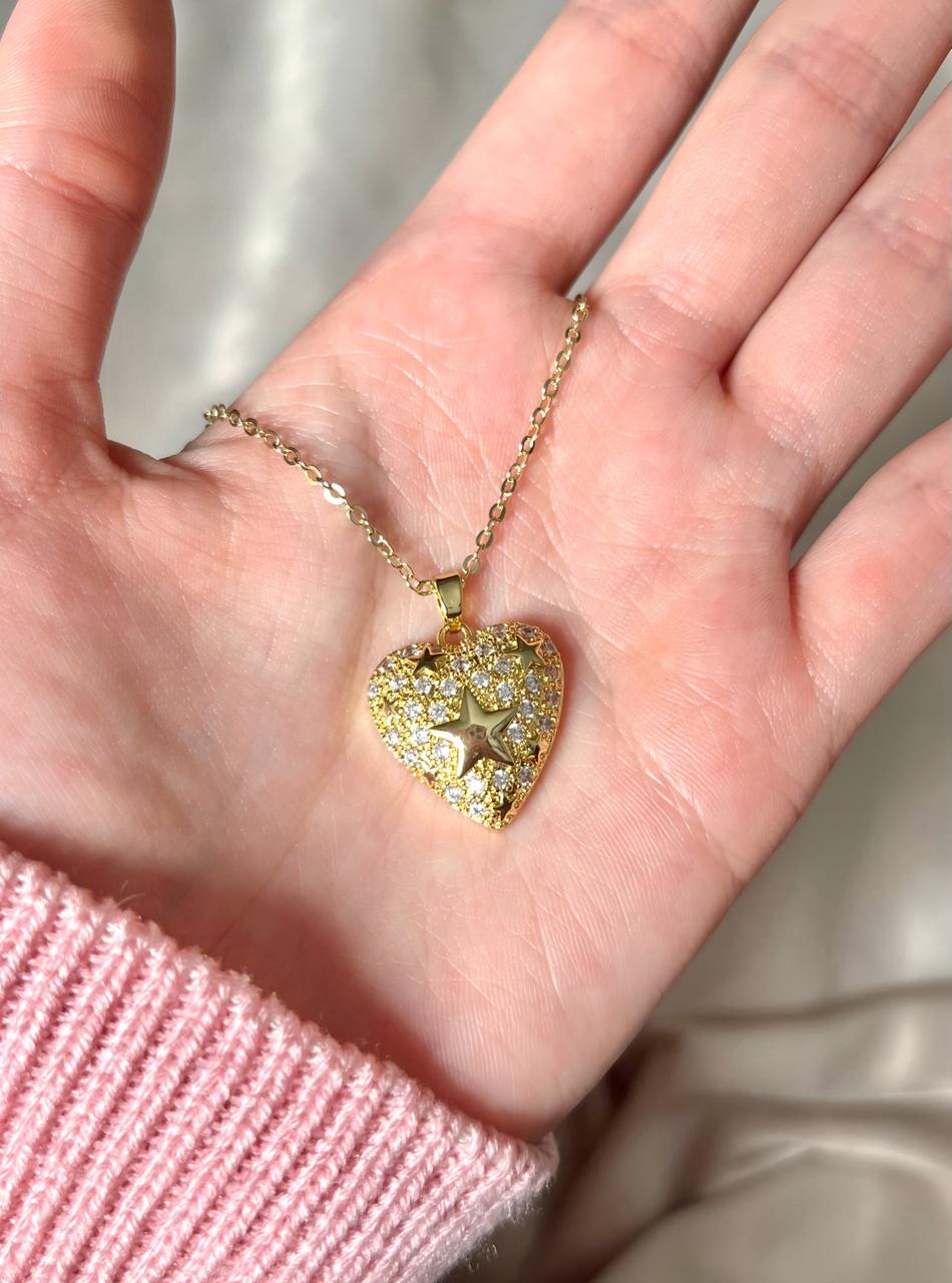 Sparkle Heart Necklace
