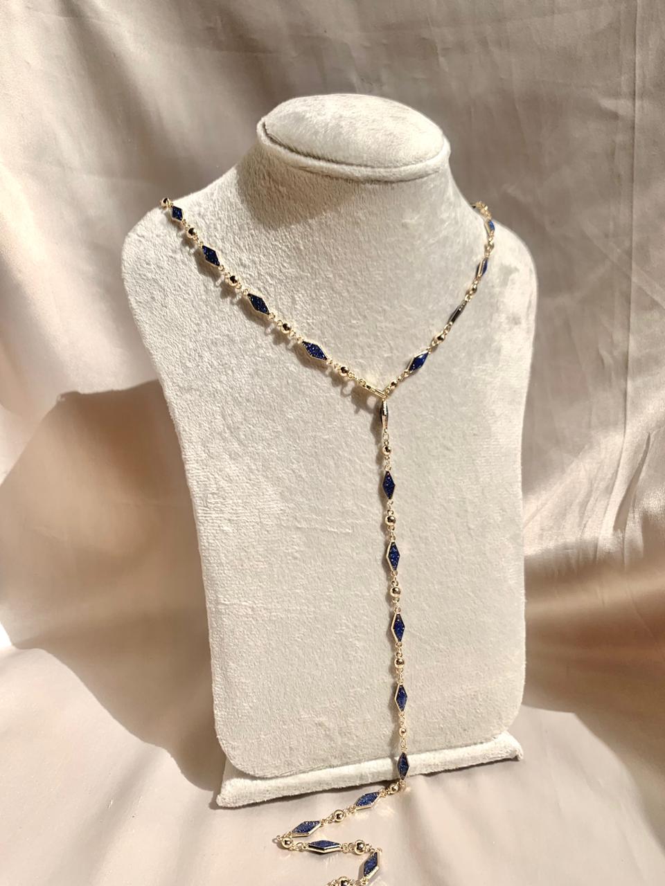 Blue Stones Necklace