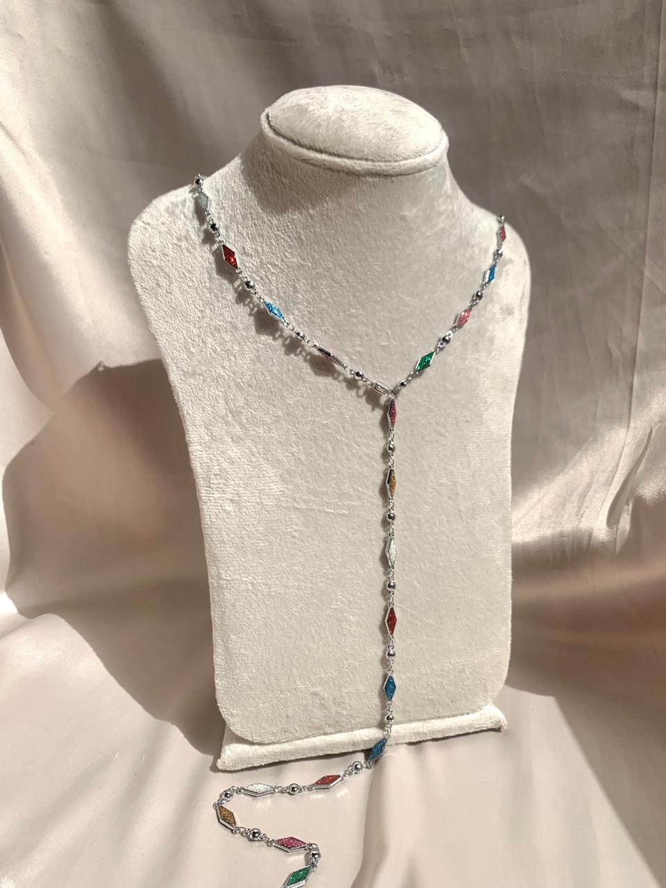 Silver Stones Necklace