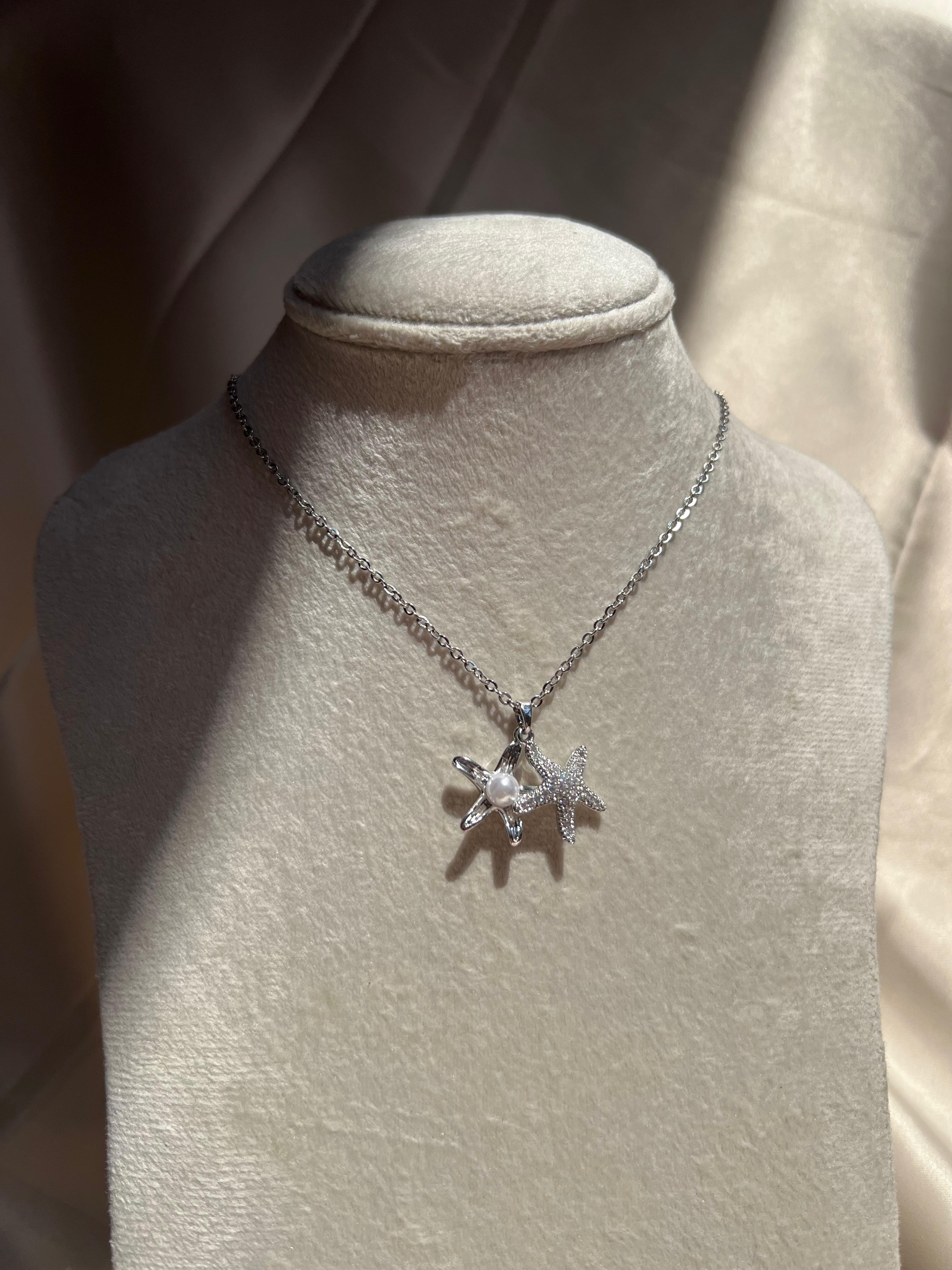 Pearl Starfish Necklace