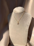 Simple Moon & Blue Star Necklace