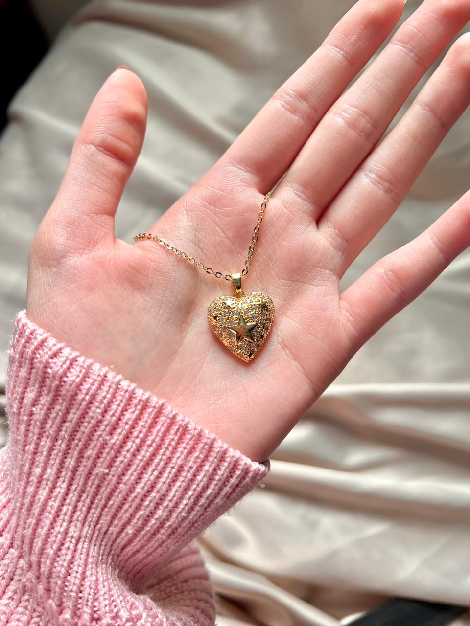 Sparkle Heart Necklace