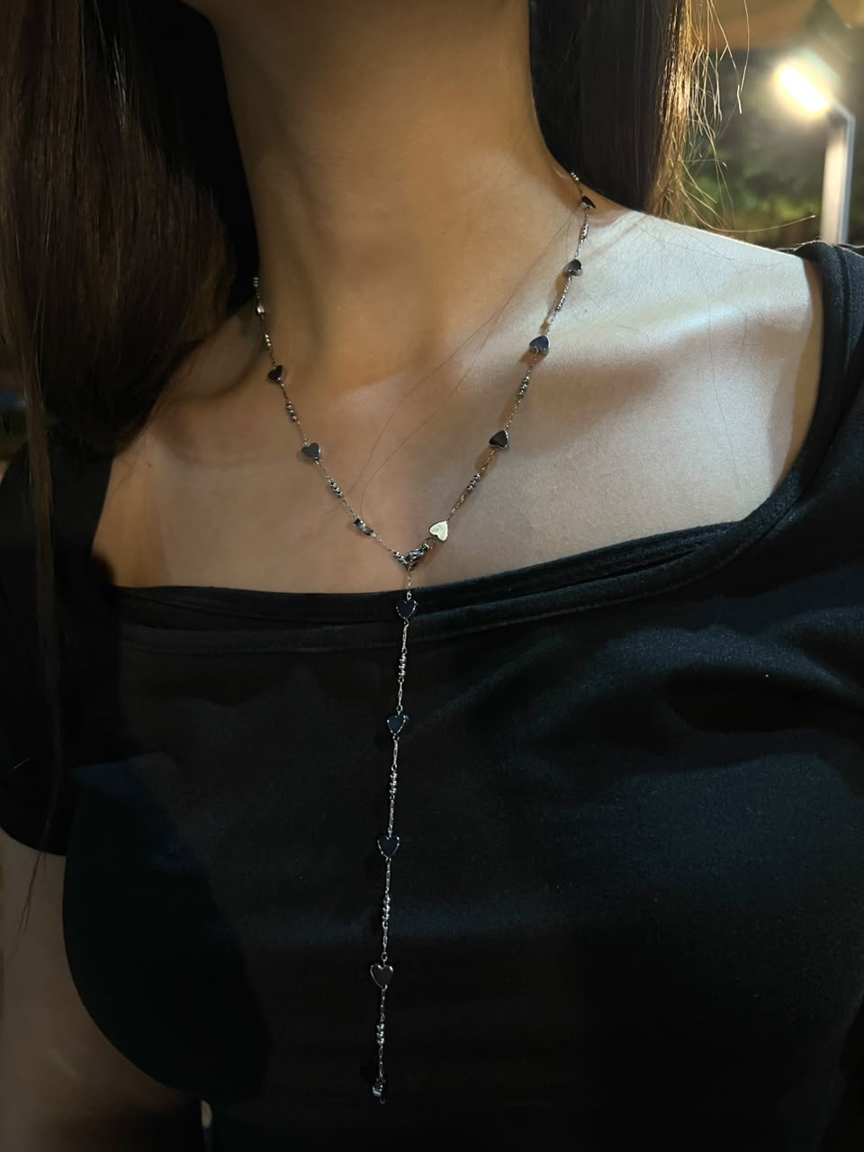 Heartfall Drop Necklace